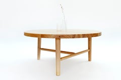 Solid White Ash Milking Coffee Table LAXseries by MASHstudios