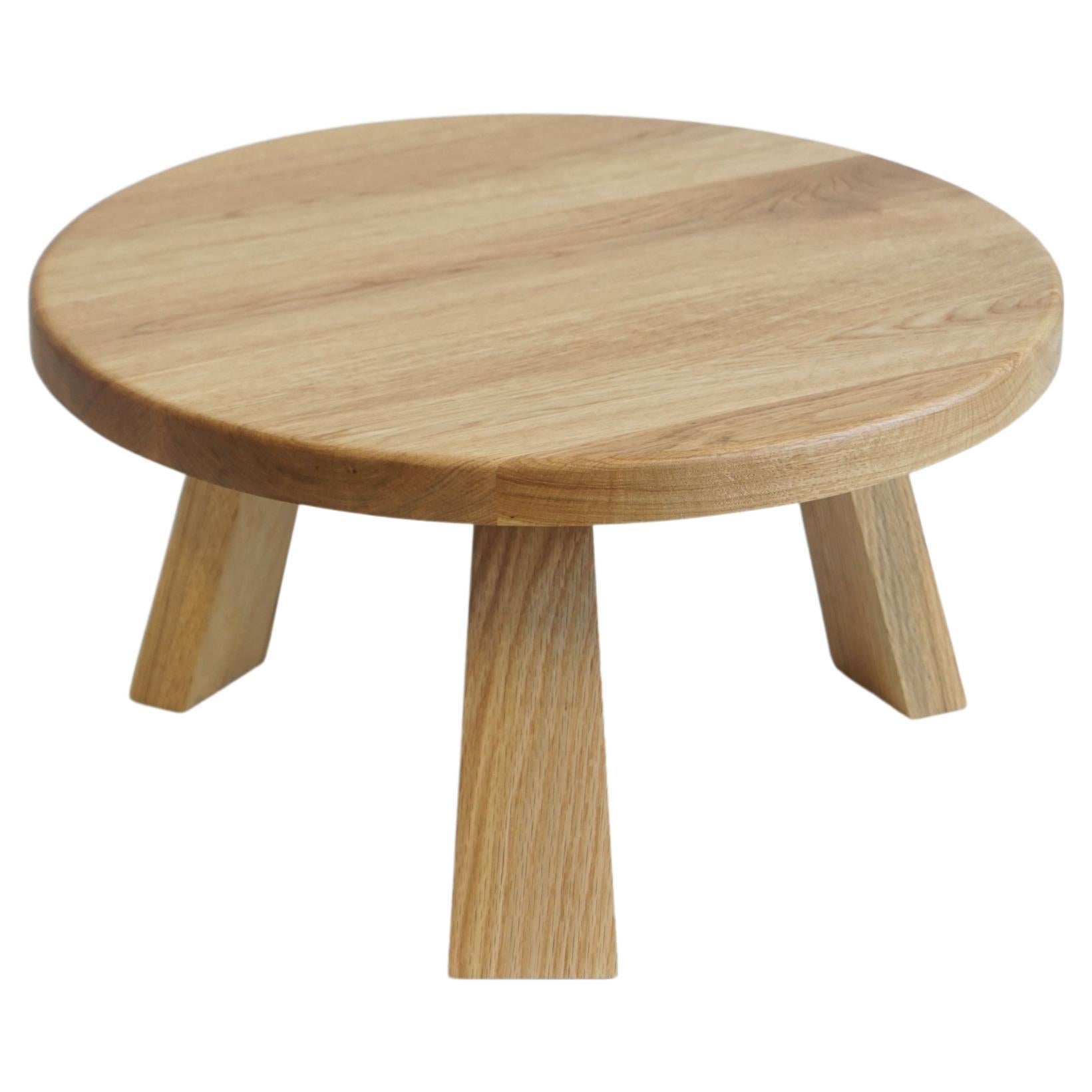 Solid White Oak Coffee Table by Last Workshop For Sale