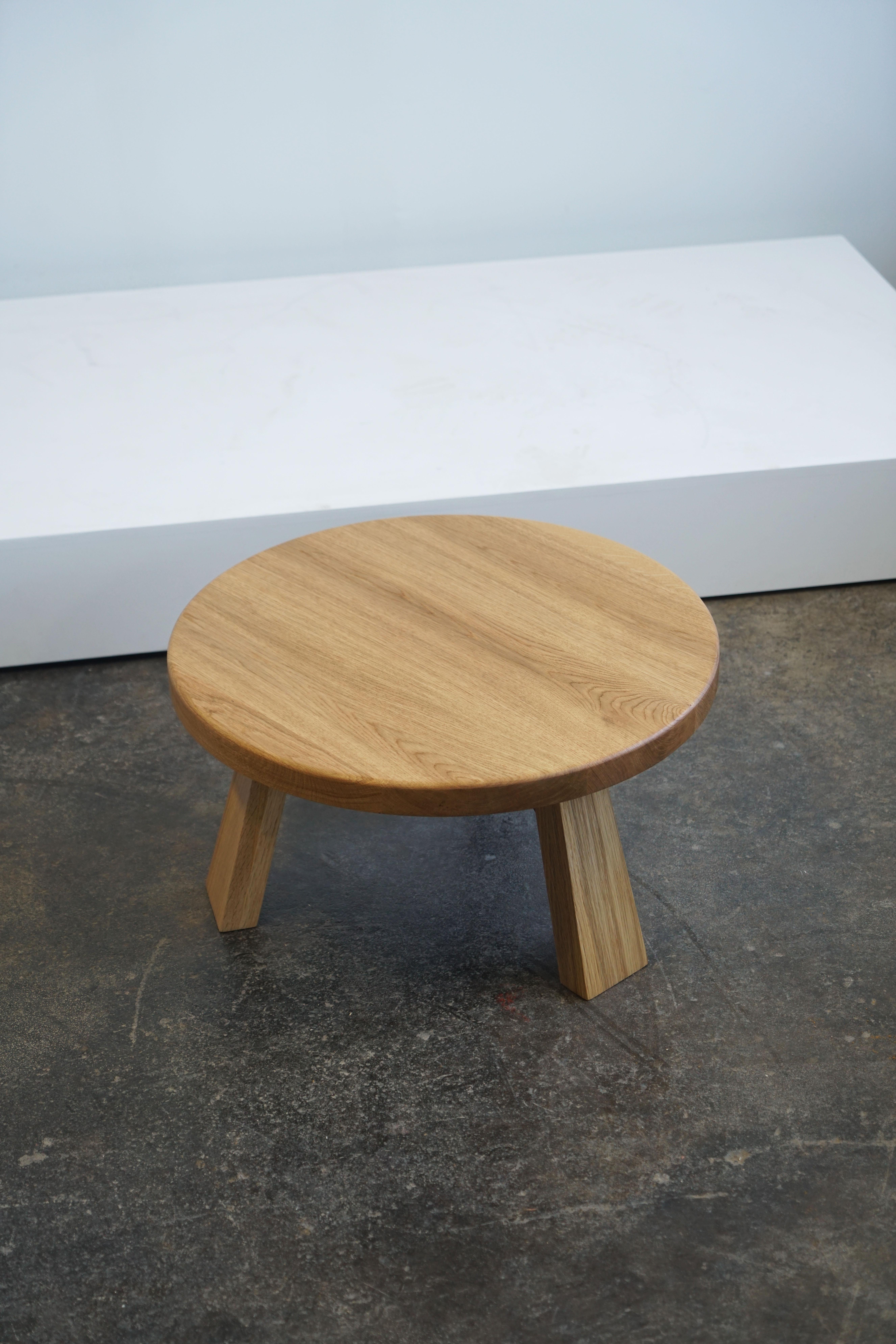 Hardwood Solid White Oak Coffee Table by Last Workshop, Custom Sizes Made to Order For Sale