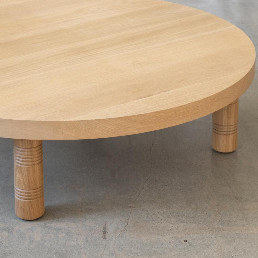Contemporary Panoplie White Oak Coffee Table For Sale
