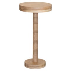 Solid White Oak Drink Table