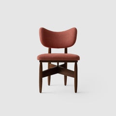 Solid Wood and Upholstered Mid-Century, Organic Modern Style Dining Chair