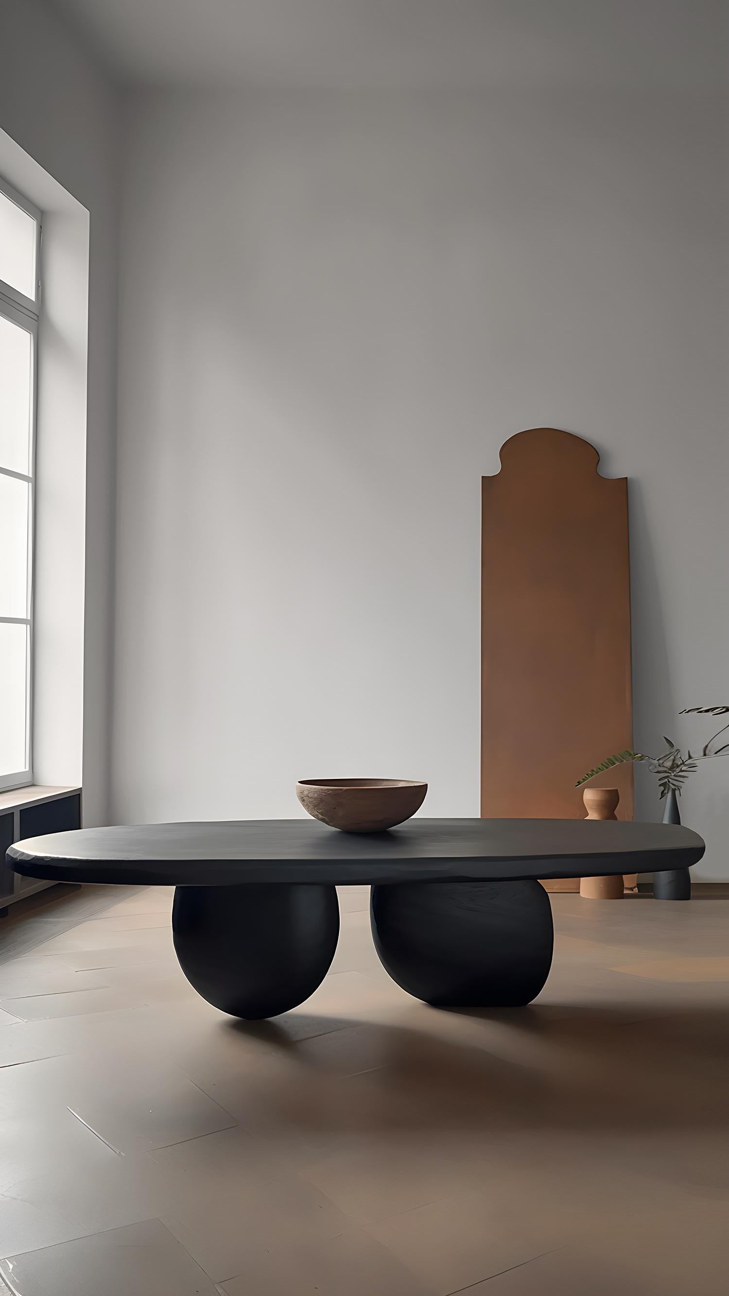 Table basse en bois massif teinté noir, Fishes Series 13 de Joel Escalona Neuf - En vente à Ciudad de México, CDMX