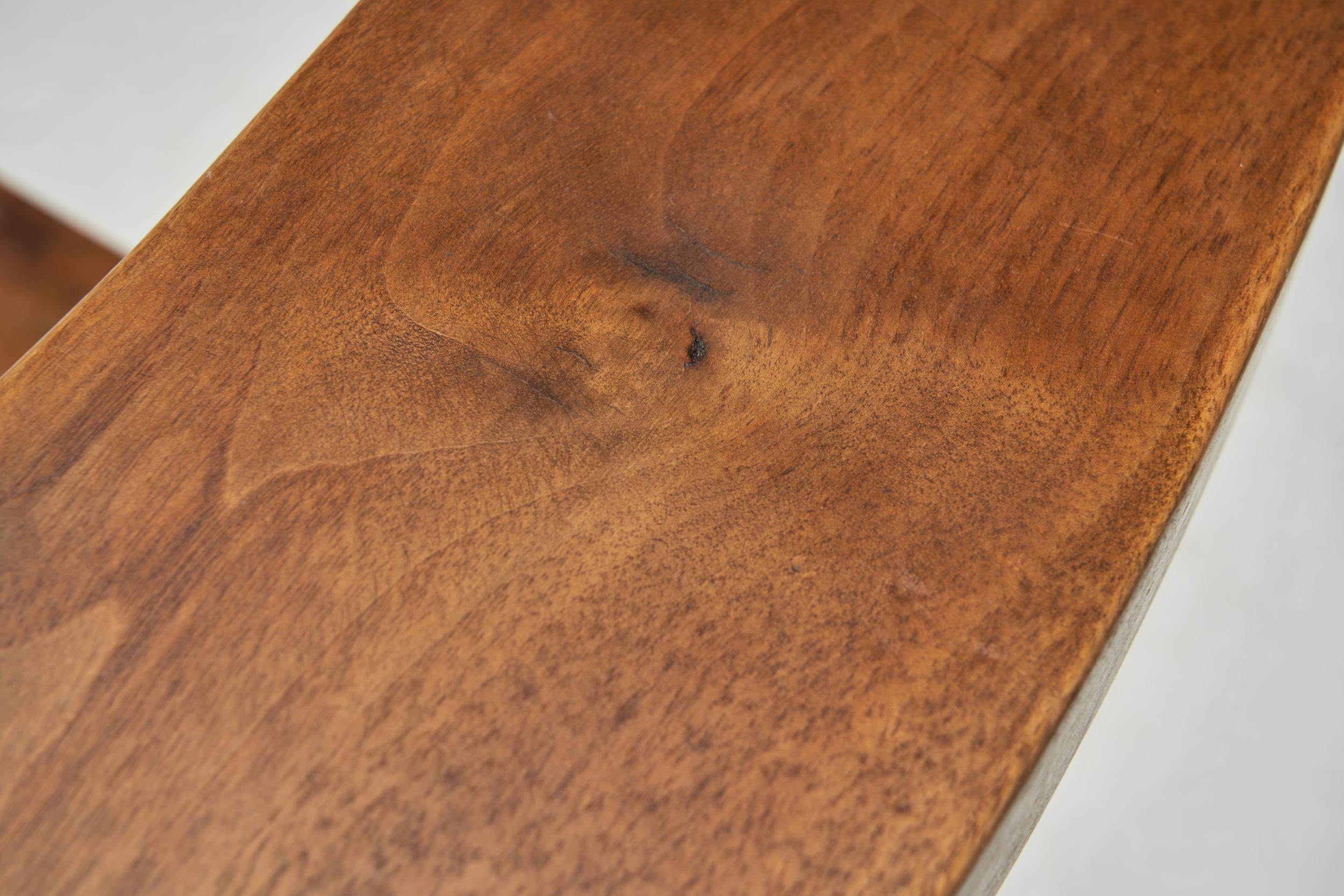 Chaise de fumeur brutaliste en Wood Wood, The Netherlands ca 1950s 2
