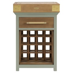 Solid Wood Butcher Block island with End-Grain Top by De Kercoet