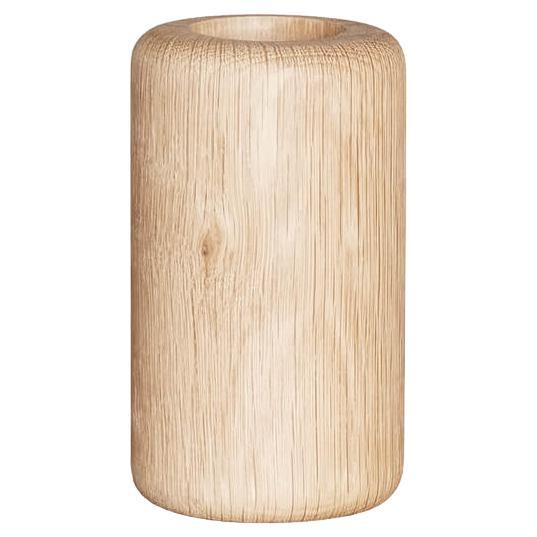 Portacandele in Wood - Medio