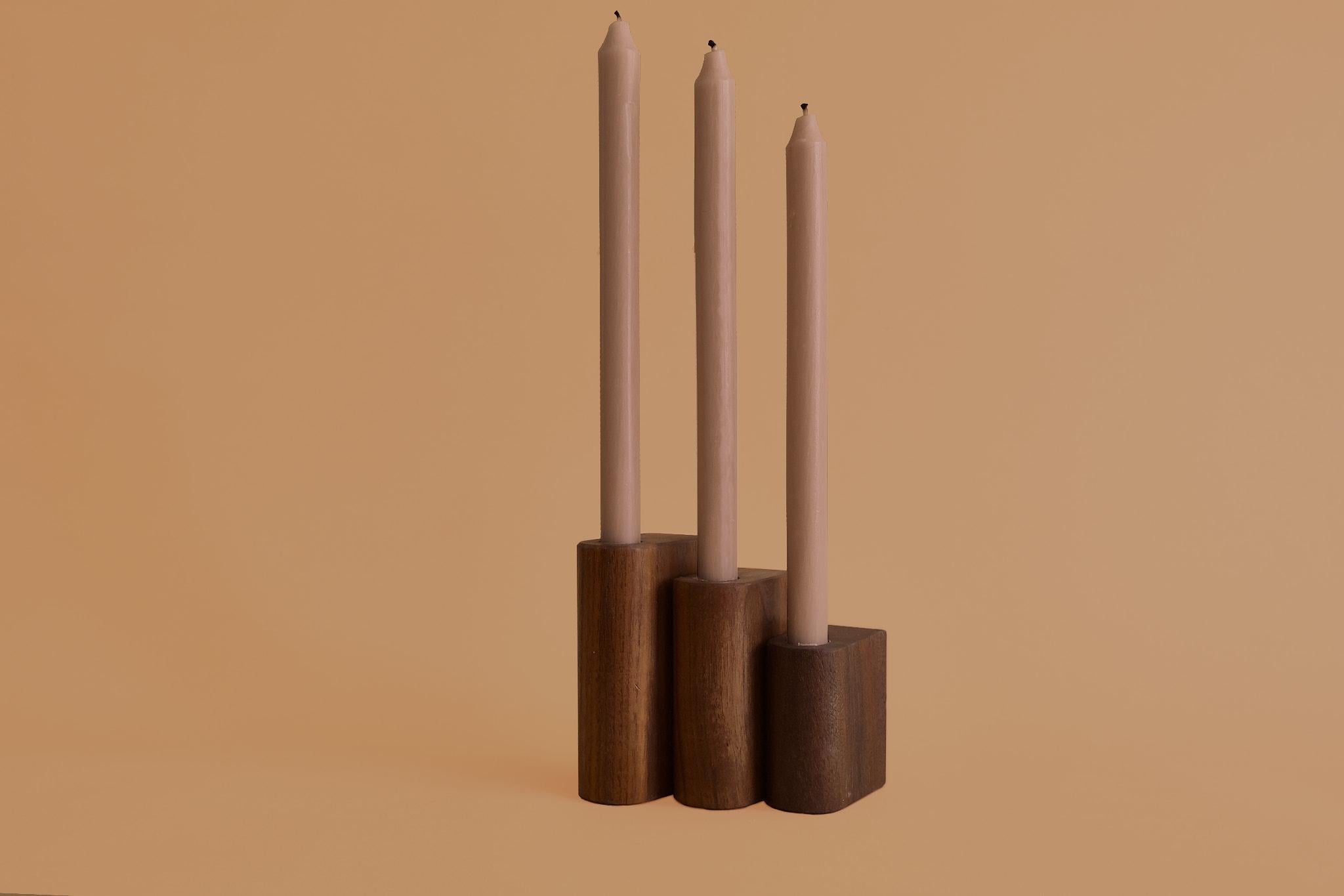 There's something about candlelit dinners that fuels meandering conversation late into the evening. Minimalist, sculptural forms, the Cusp Candleholders set a warm, cozy vibe even when not in use. We recommend using them though, because nothing sets