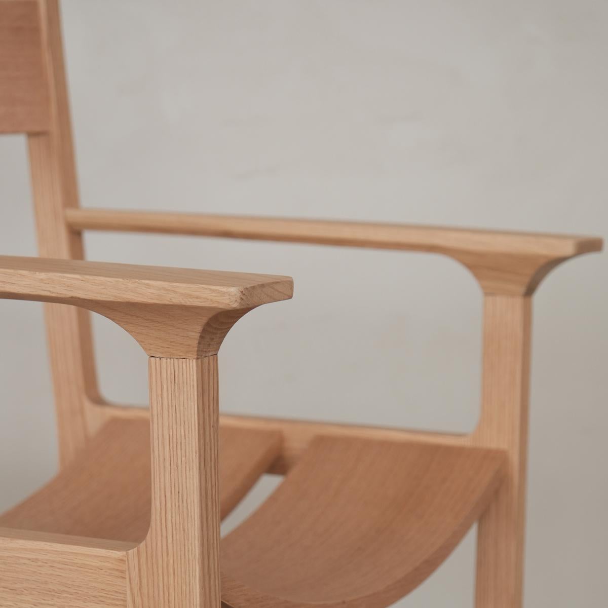 Modern Solid Wood Chair 1 – BENT For Sale