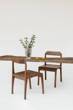 Chair of walnut solid wood