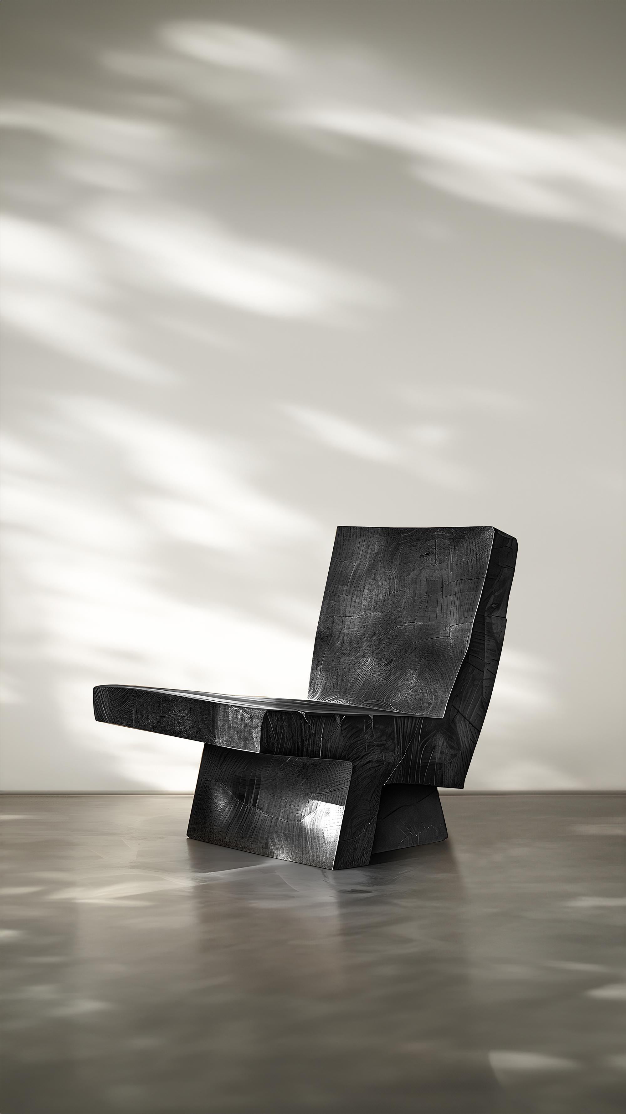 Minimalistischer Stuhl aus Massivholz Muted von Joel Escalona No15, Muted im Angebot 4