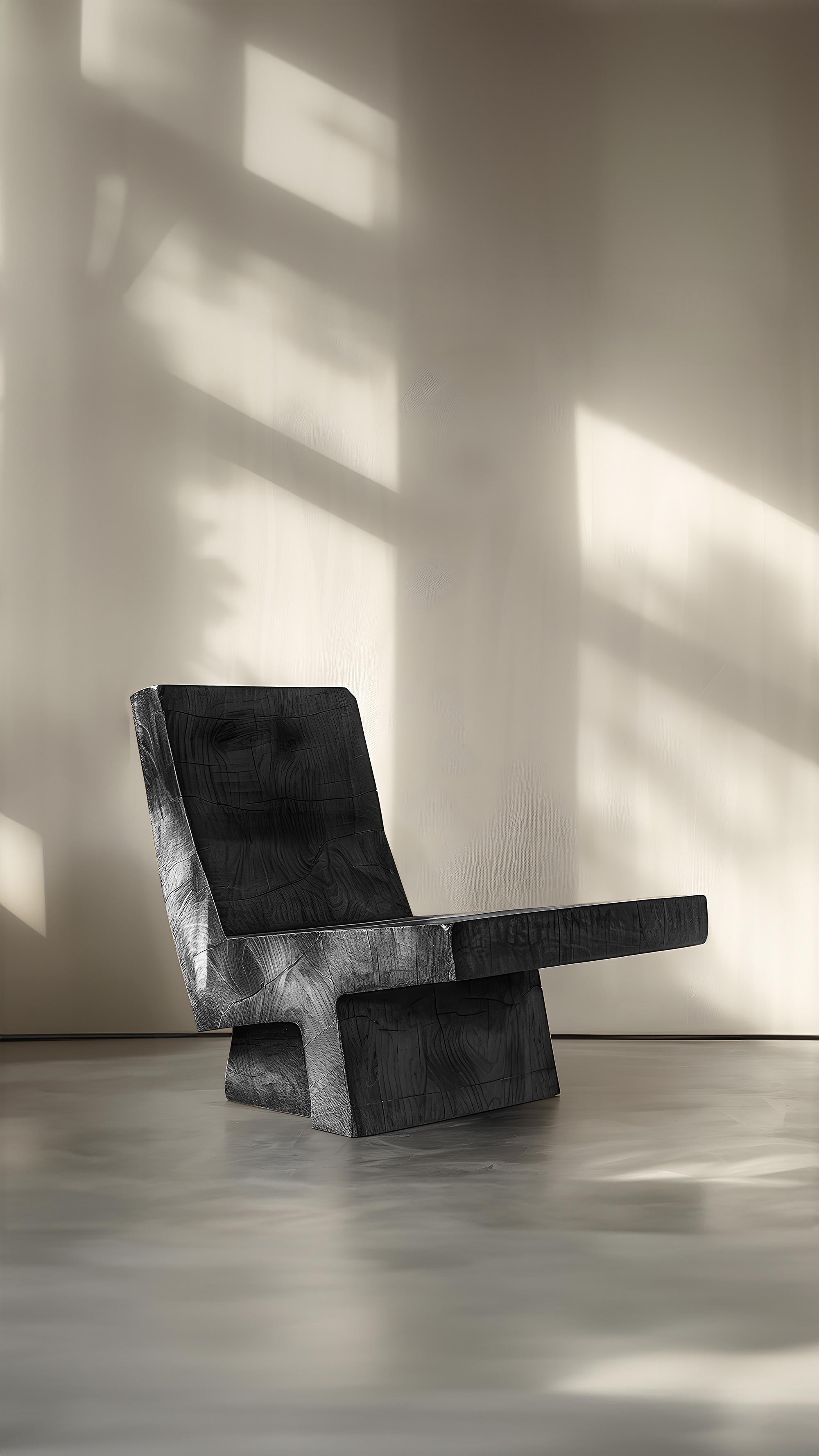 Minimalistischer Stuhl aus Massivholz Muted von Joel Escalona No15, Muted im Angebot 5