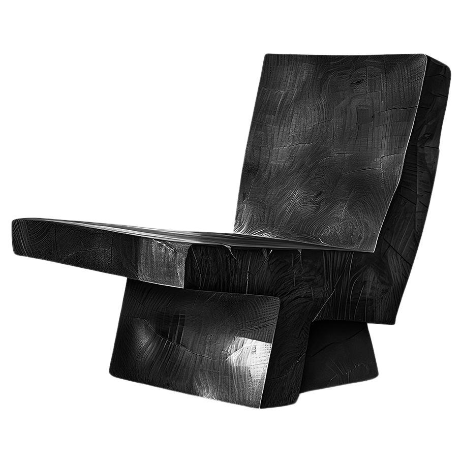 Minimalistischer Stuhl aus Massivholz Muted von Joel Escalona No15, Muted im Angebot