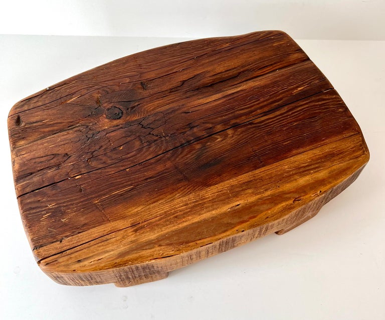 Solid Wood Charcuterie Board on Legs Made in Hungary For Sale at 1stDibs