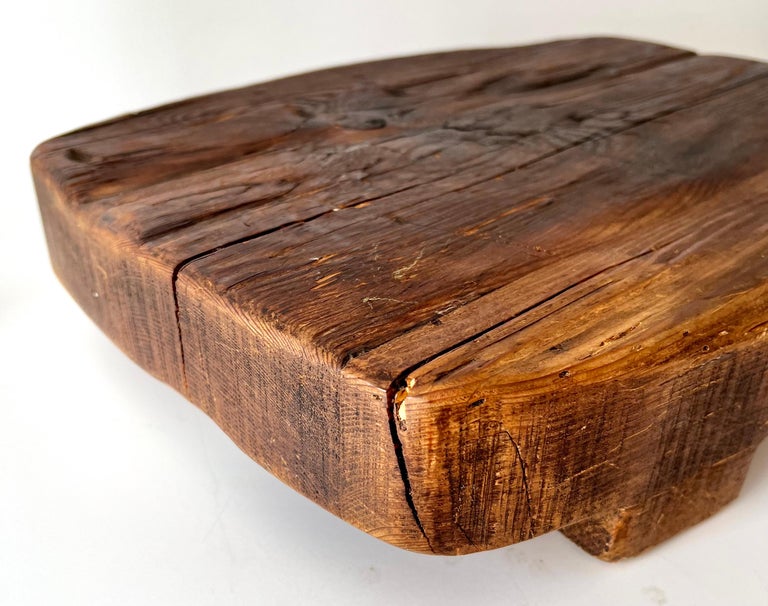 Solid Wood Charcuterie Board on Legs Made in Hungary For Sale at 1stDibs
