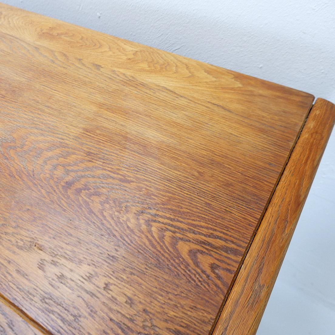 Solid Wood Chest Of Drawers in the style of Pierre Chapo - 1960s For Sale 8