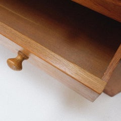 Commode en bois massif dans le style de Pierre Chapo - années 1960