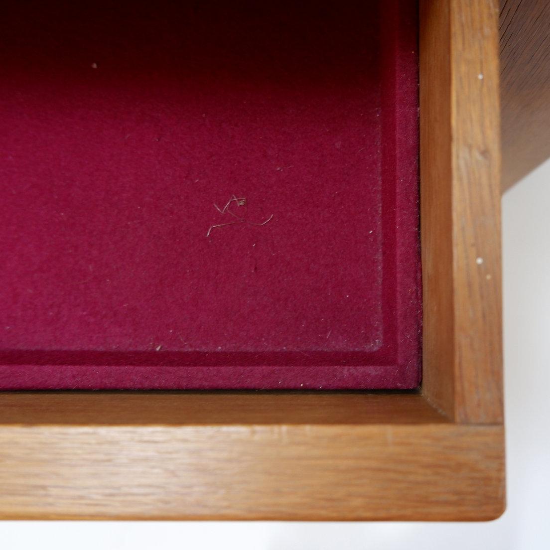 Solid Wood Chest Of Drawers in the style of Pierre Chapo - 1960s For Sale 1