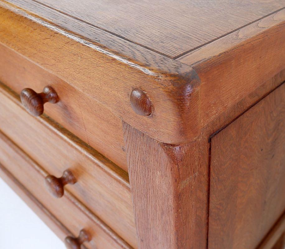 Solid Wood Chest Of Drawers in the style of Pierre Chapo - 1960s 2