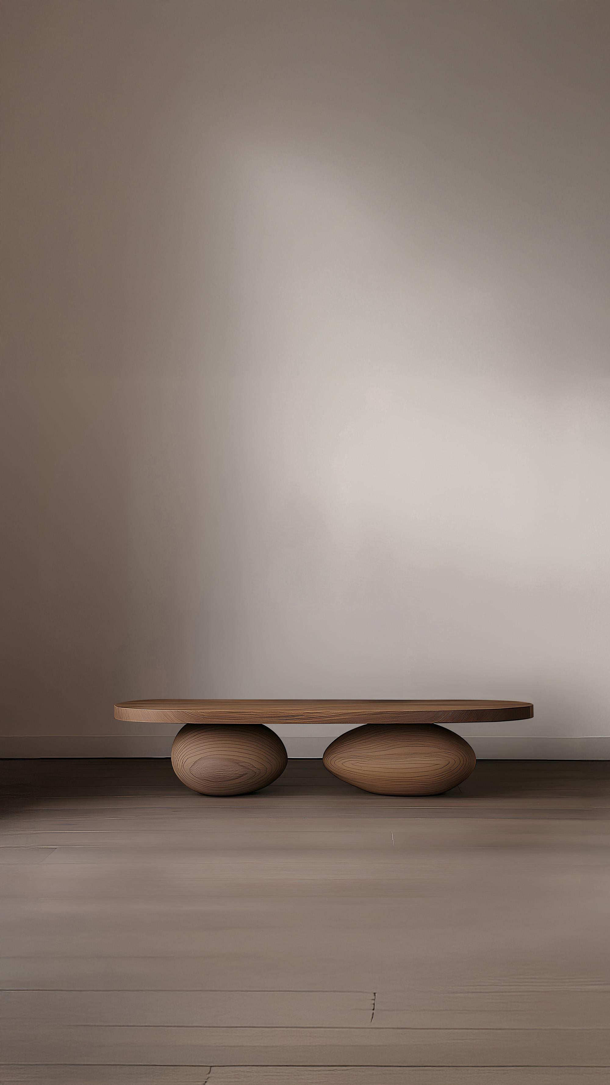 Mexican Solid Wood Cocktail Table Serie 38 – Sereno by Joel Escalona for Interior Projec For Sale