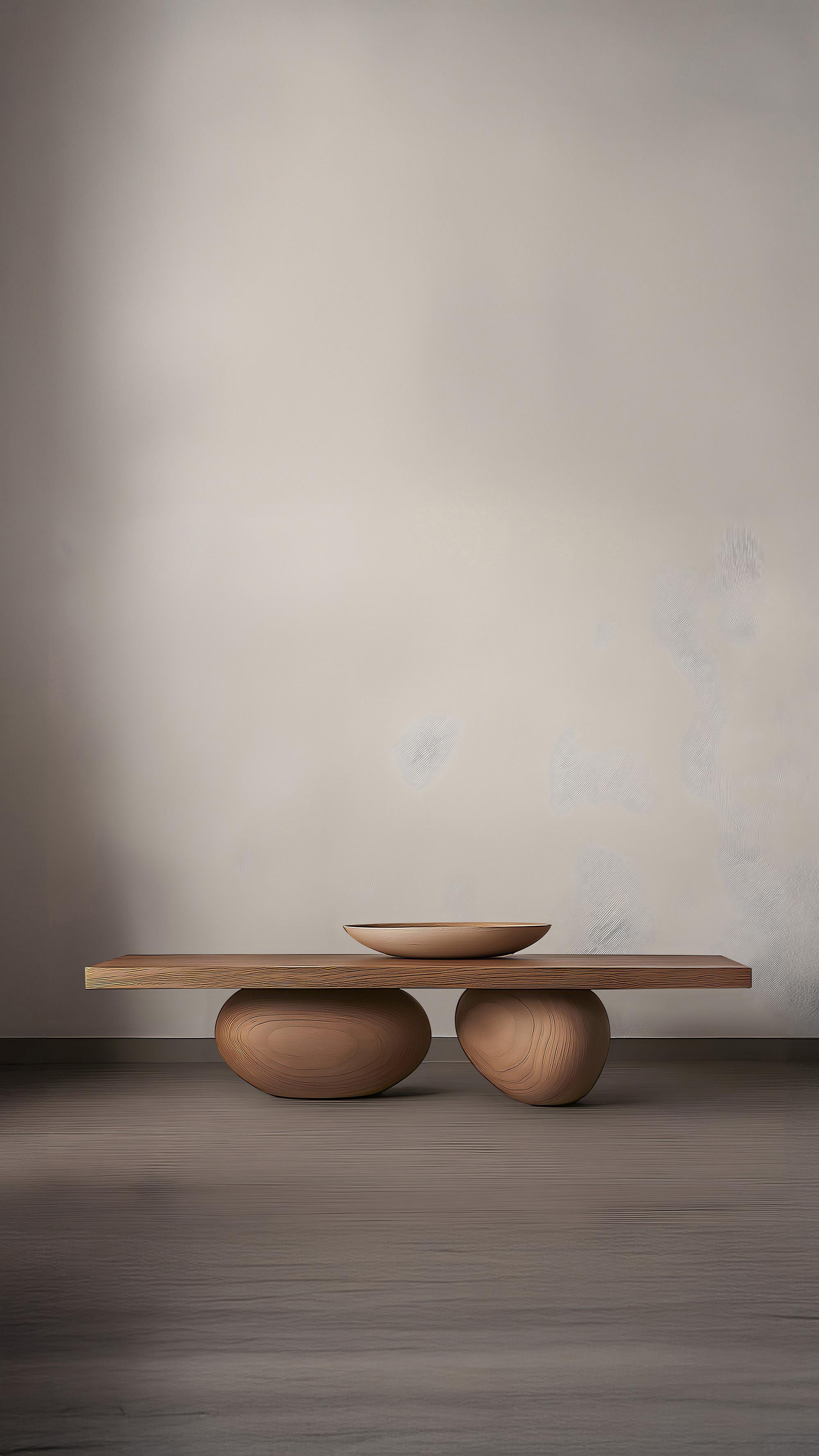 Brutalisme Table Cocktail Serie 8 en bois massif - Sereno by NONO pour des projets de design d'intérieur en vente