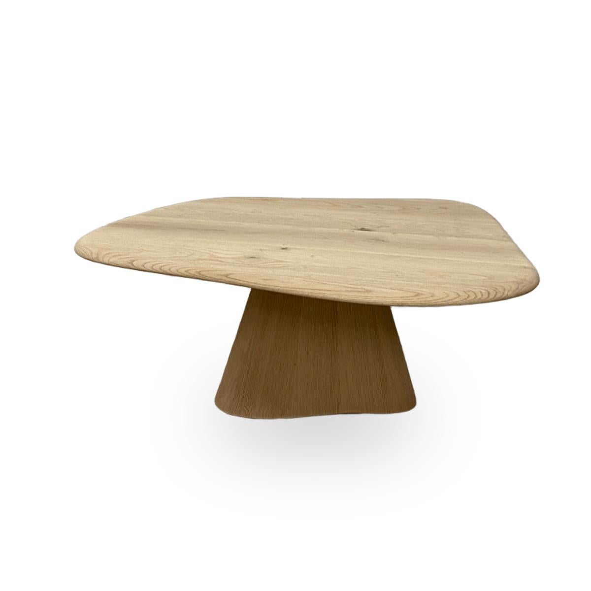 Fait main Table basse en bois massif 1 - LAGOON en vente