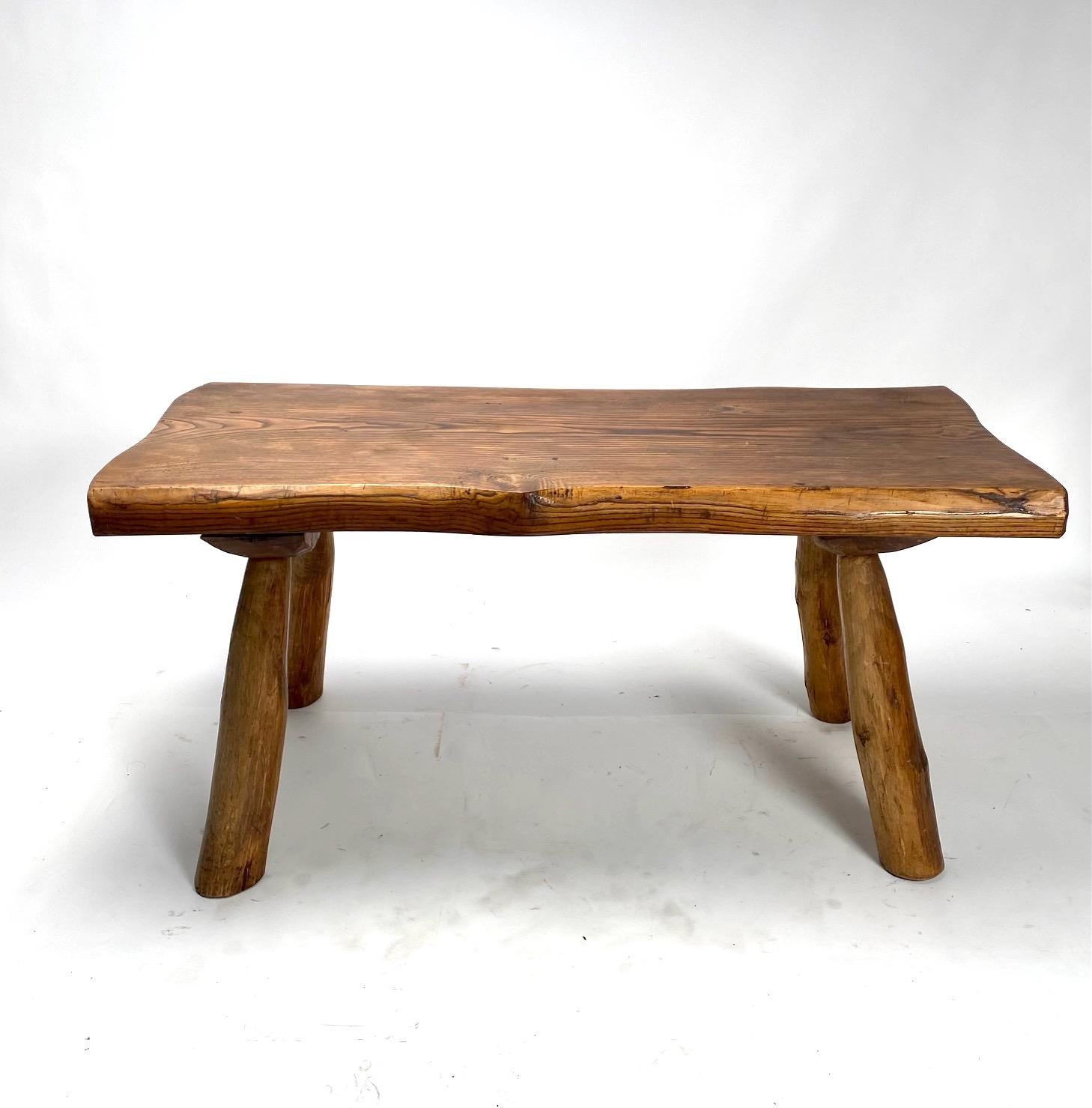 Mid-century Italian solid wood table, Italy 1960s