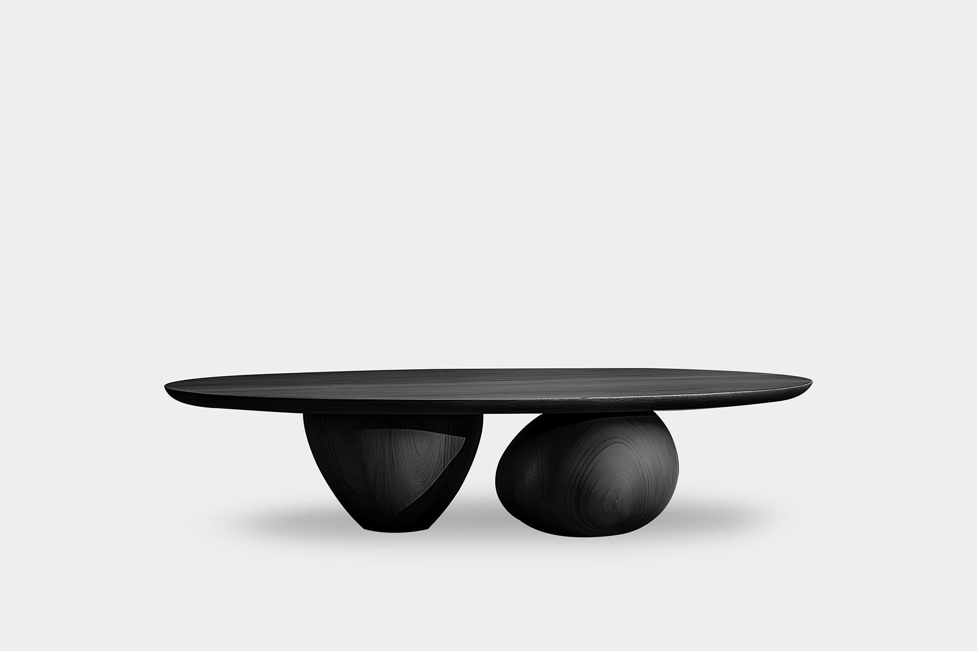Brutalisme Table basse en bois massif Serie 3 - Sereno by Joel Escalona for Elegant Spaces en vente