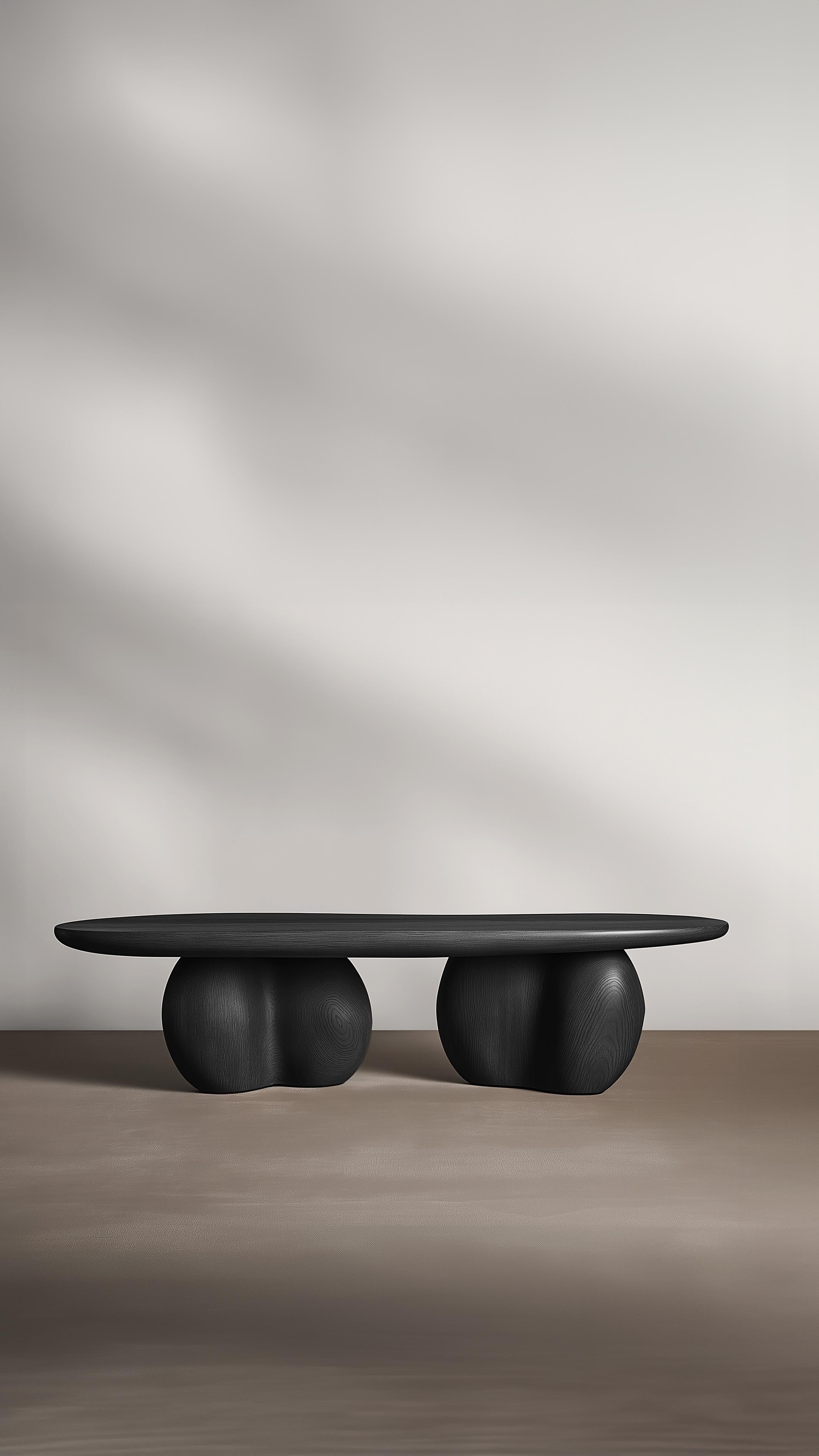 Bois de feuillus Table basse en bois massif Serie 66 - Sereno by Joel Escalona with Organic Design en vente