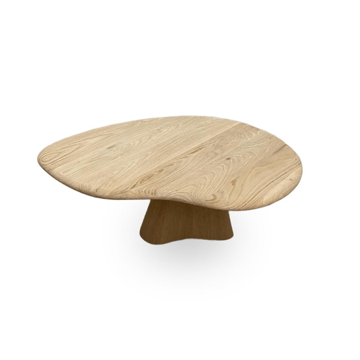Moderne Set de tables basses en bois massif - LAGOON en vente