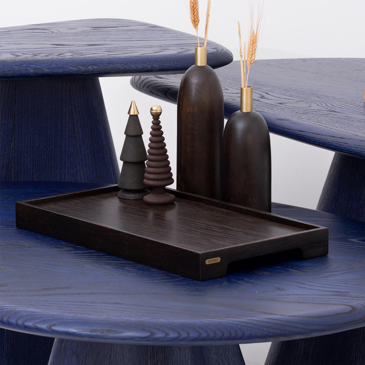 Woodwork Solid Wood Coffee Table Set – LAGOON For Sale
