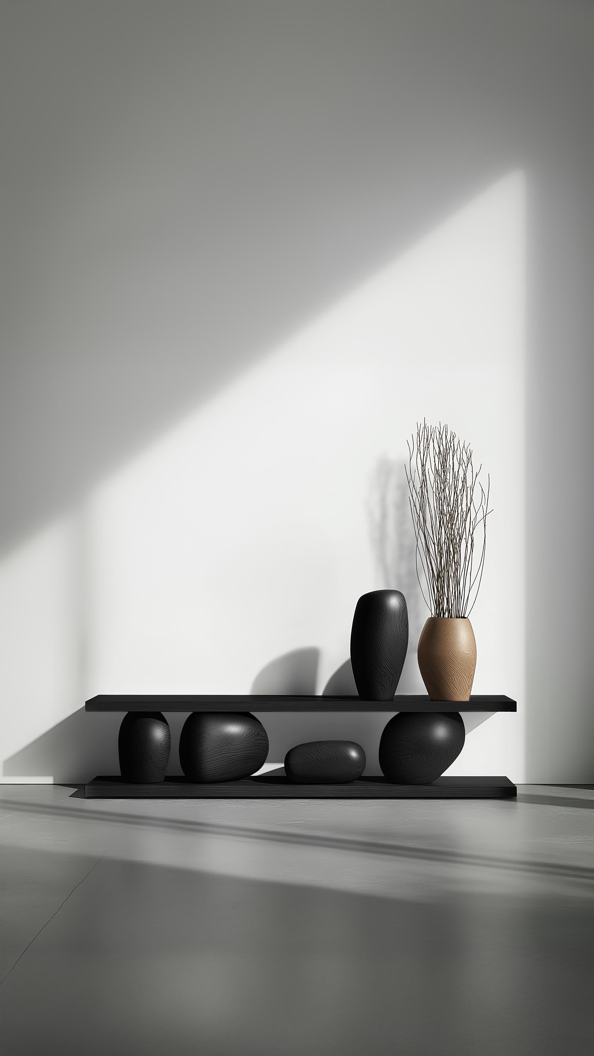 Consola de madera maciza Sereno No22, Muebles contemporáneos by NONO Mexicano en venta