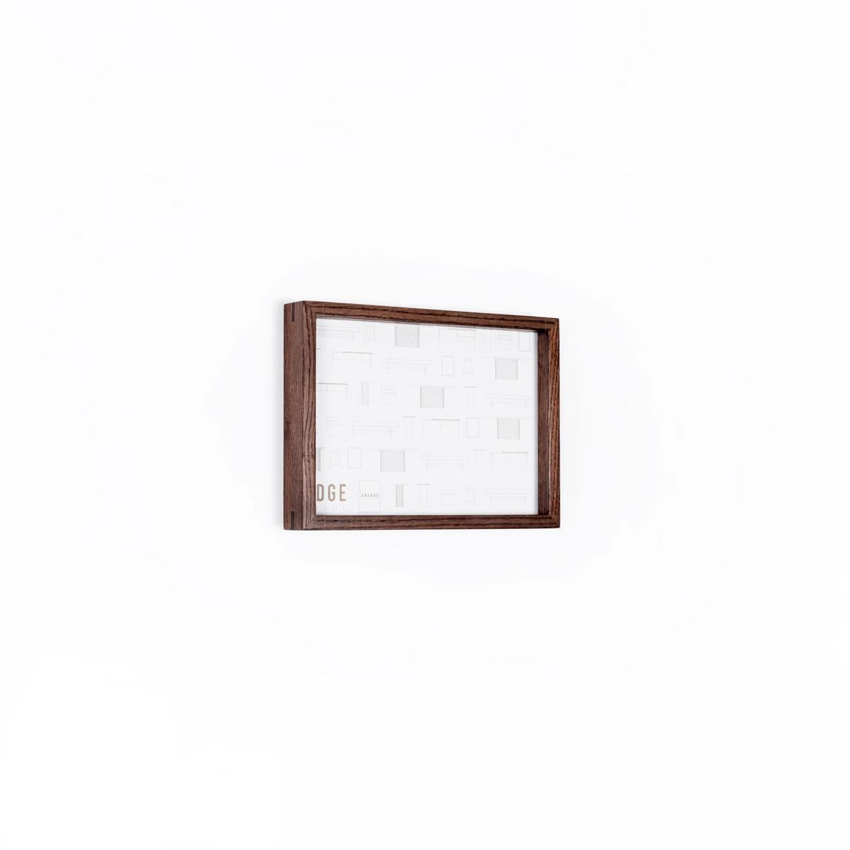 Marco decorativo de madera maciza, roble - EDGE - 23x32 Hecho a mano en venta
