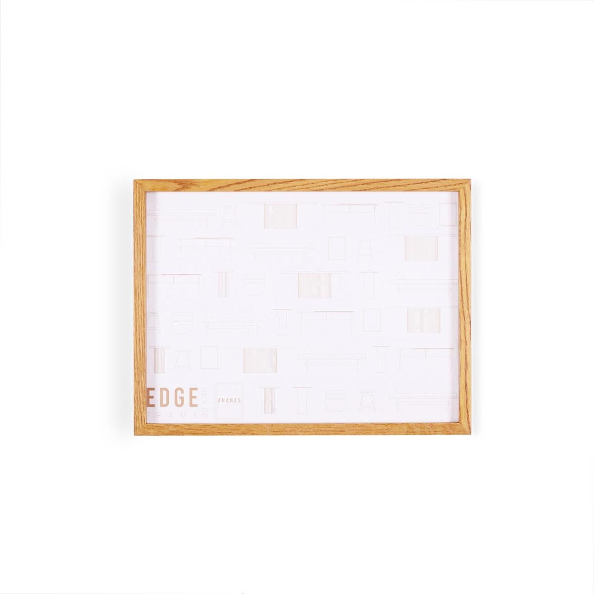 Marco decorativo de madera maciza, roble - EDGE - 32x42 Turco en venta
