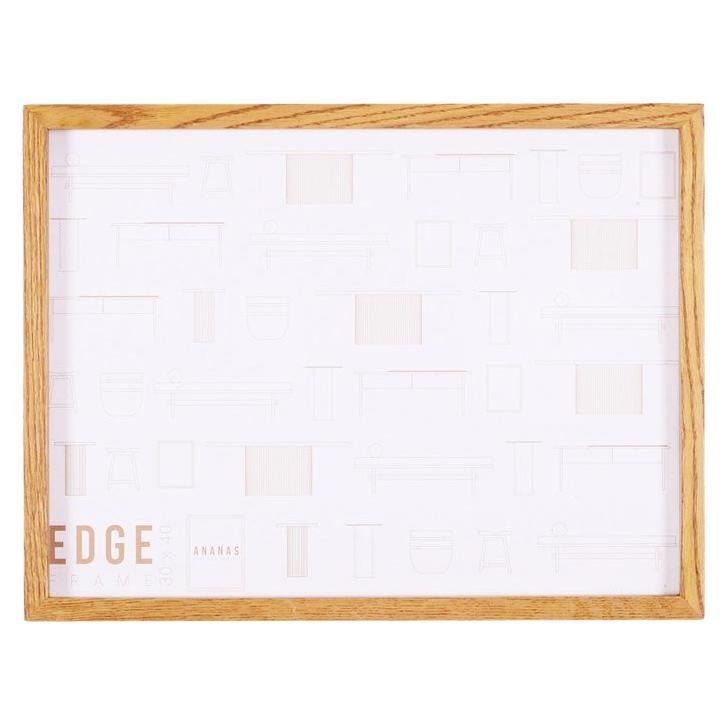 Marco decorativo de madera maciza, roble - EDGE - 32x42