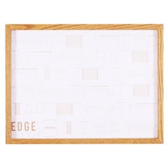 Marco decorativo de madera maciza, roble - EDGE - 32x42