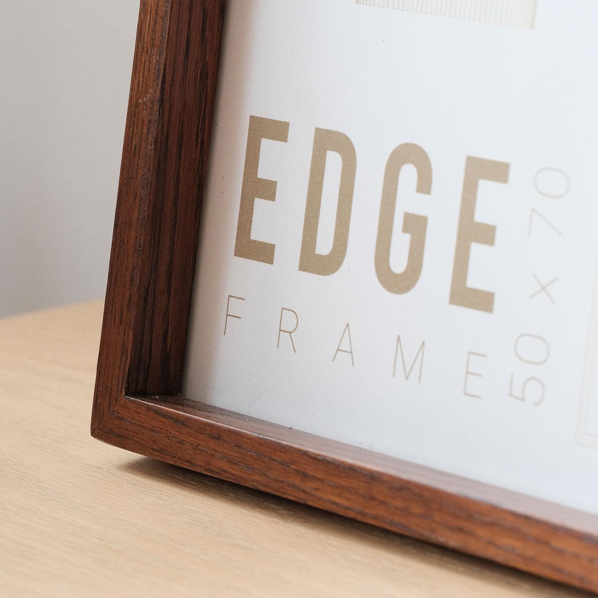 Marco decorativo de madera maciza, Roble - EDGE - 52x72 Moderno en venta