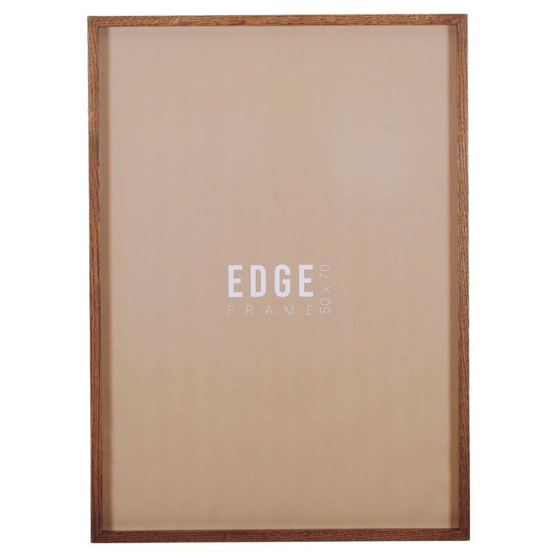 Marco decorativo de madera maciza, Roble - EDGE - 52x72
