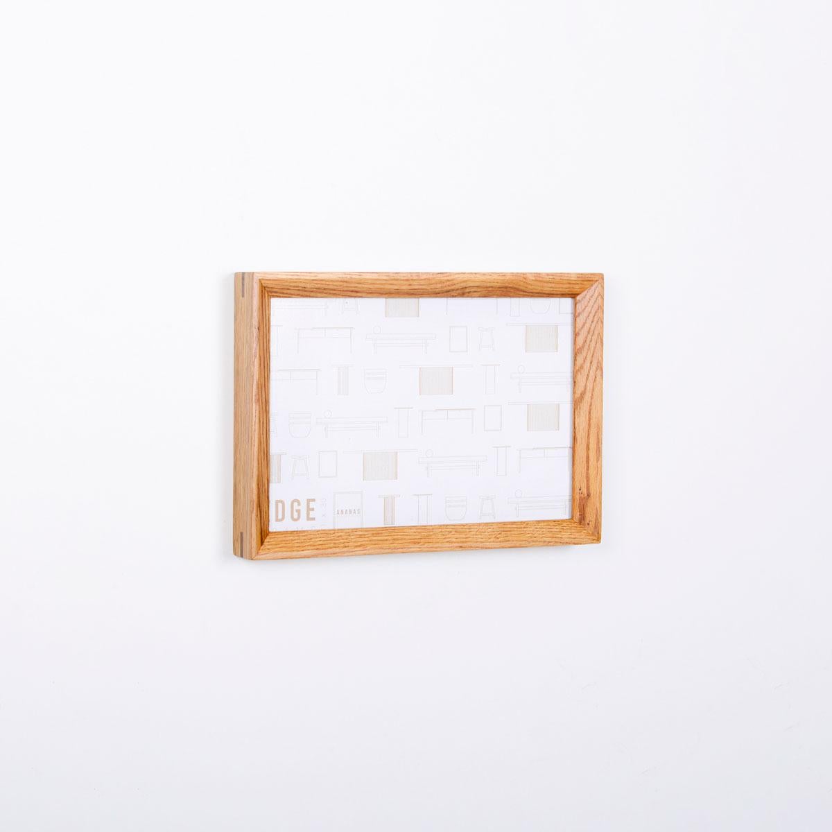 Marco decorativo de madera maciza, Roble - REGULAR - 23X32 Hecho a mano en venta