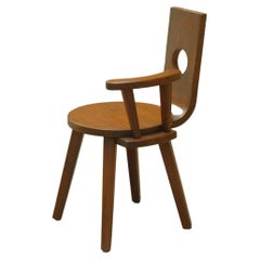 Chaise de salle à manger / Chaise d'appoint en bois massif-05 de la collection Dalisay