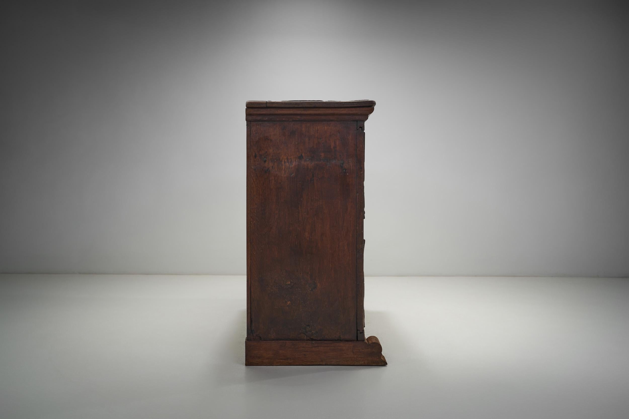 Solid Wood Dutch Milk Cabinet, the Netherlands, Late 18th Century 11