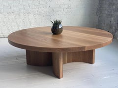 Solid Wood Echo Coffee Table in Natural White Oak by Withers Studio