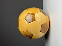 Solid wood football vintage
