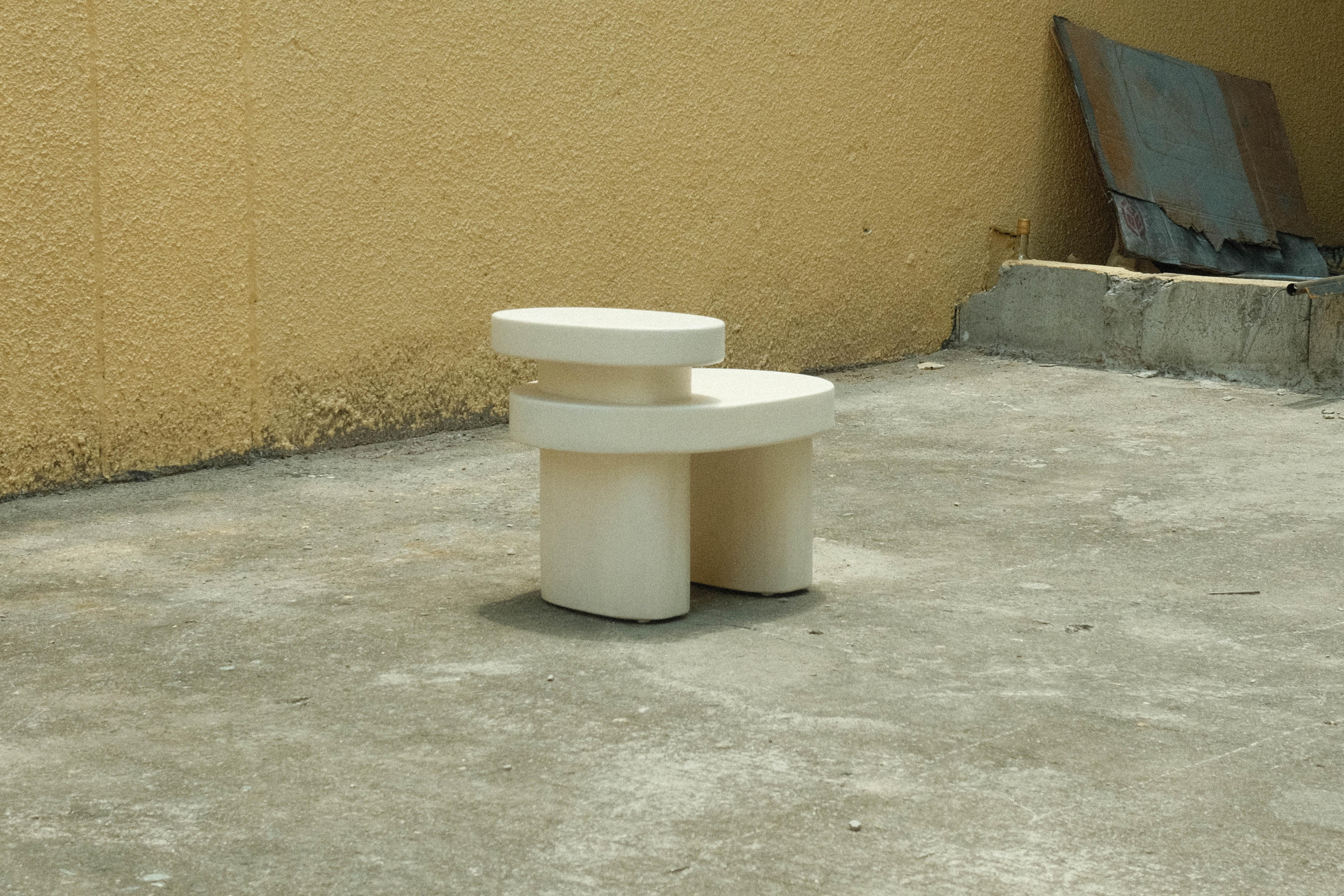 Solid Wood Footstool/ Side Table / Footstool-01 Single Top by Dalisay Collection In New Condition For Sale In Makati City, PH
