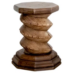 Solid Wood French Twisted Stool