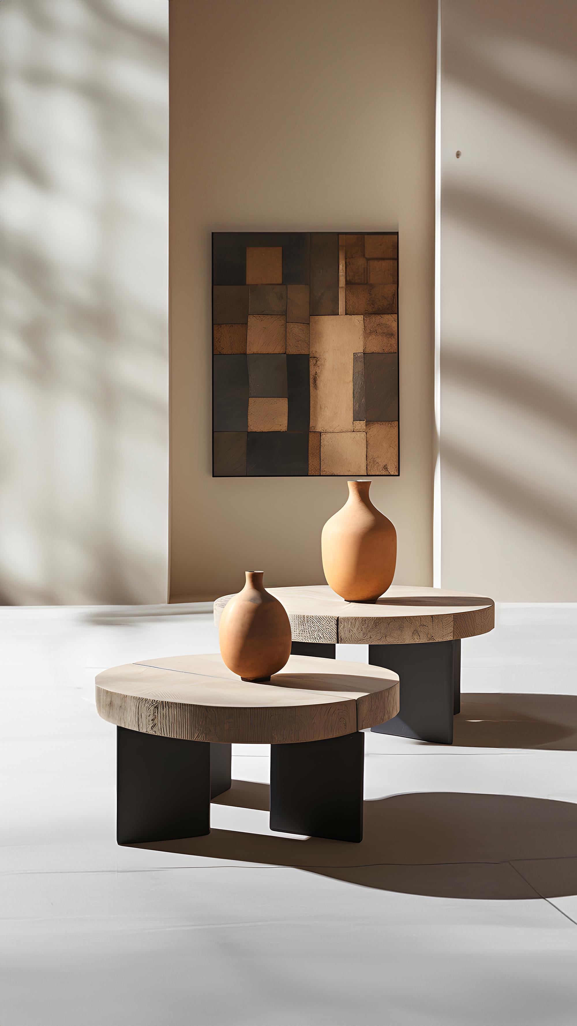 Solid Wood Fundamenta 58 Unique Shapes, Elegant Finish by NONO For Sale 2