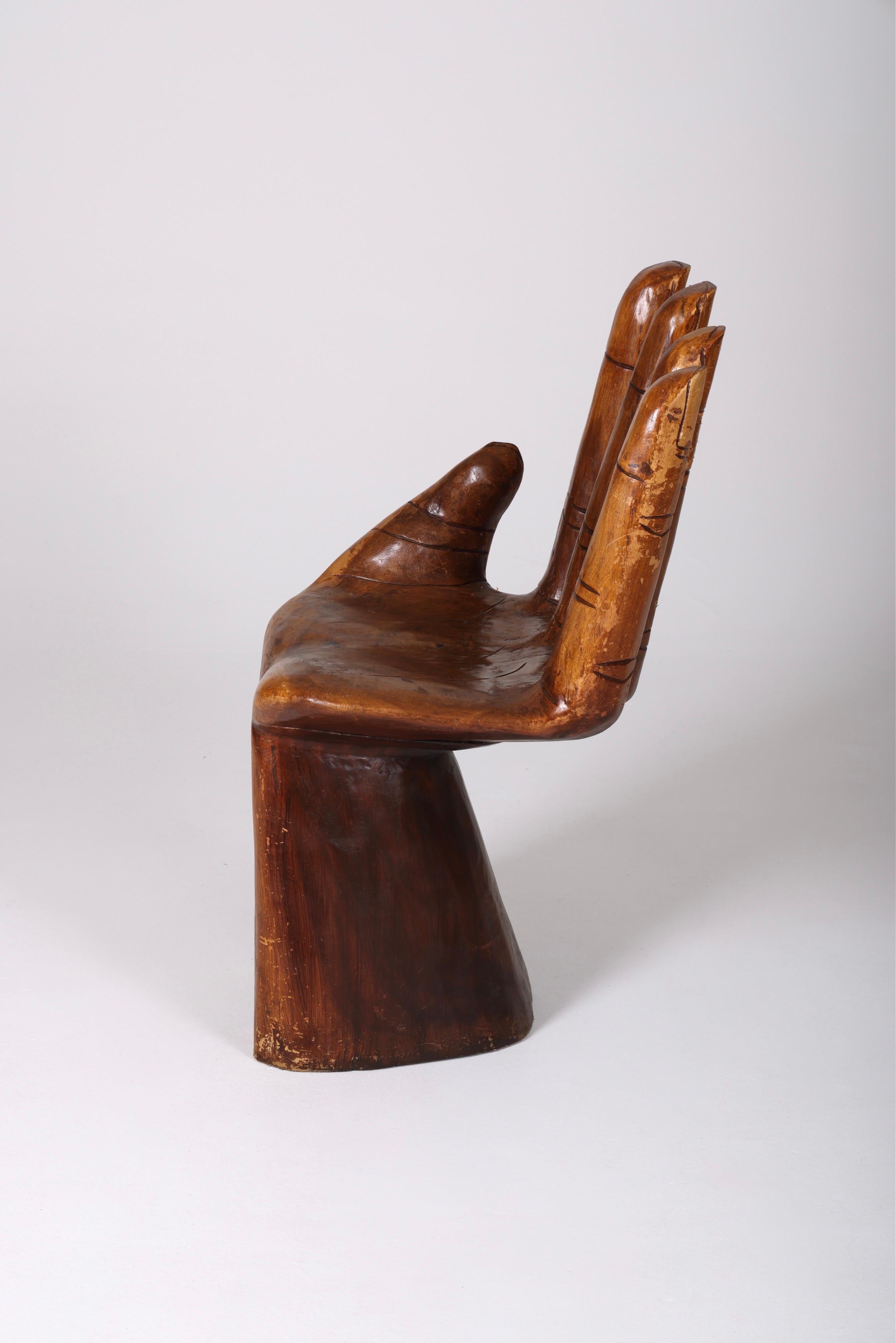chair that looks like a hand