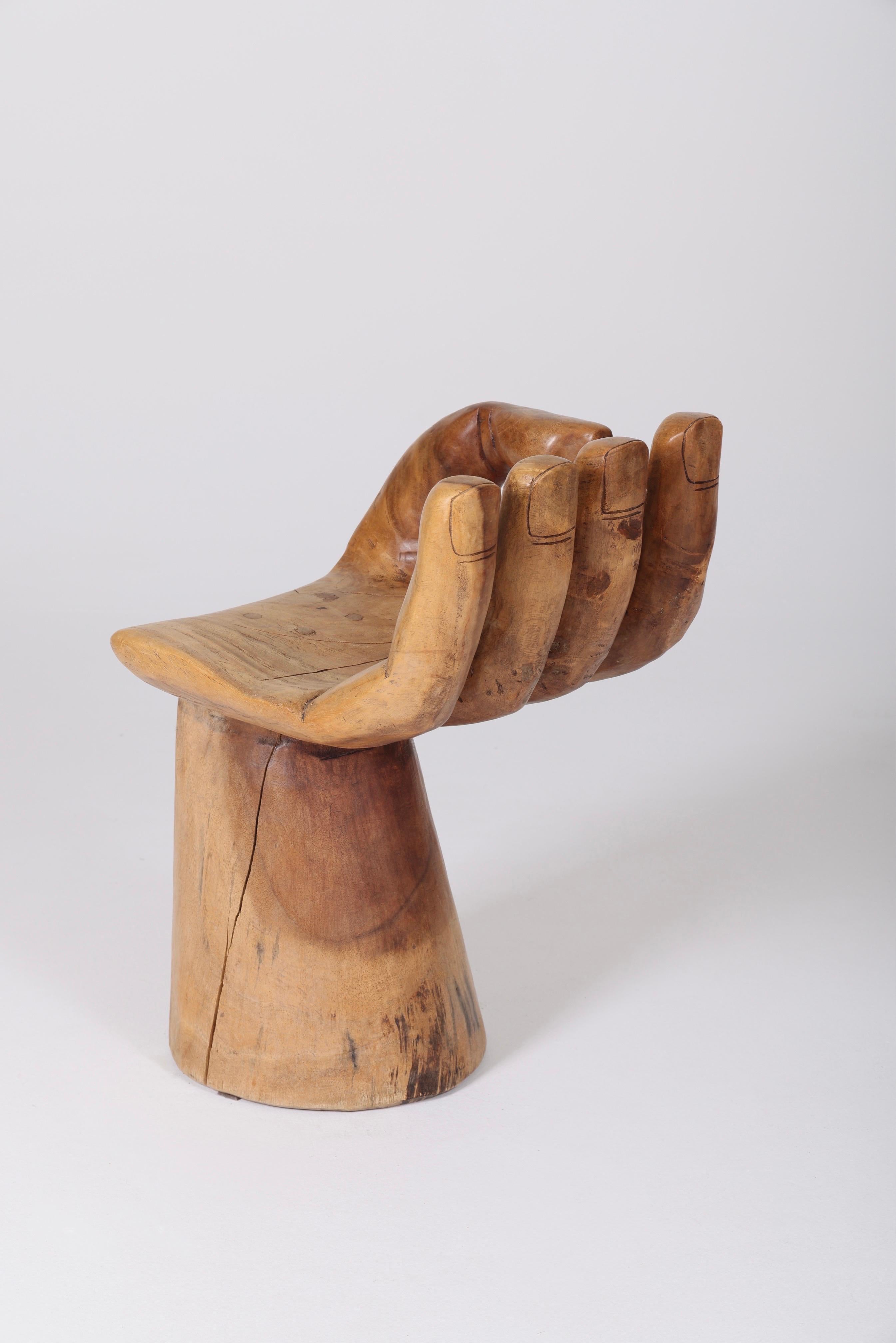 20th Century Solid Wood Hand Chair