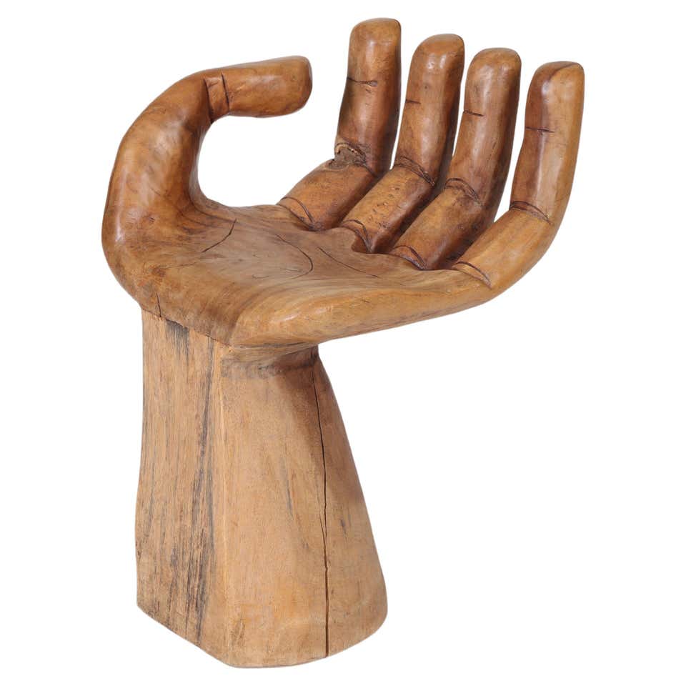Solid Hand Solid Wood Hand Chair For Sale at 1stDibs