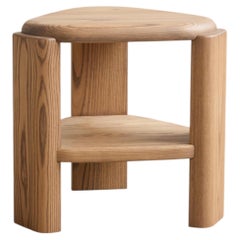 Solid Wood Hand Made Decker Side Table by Mary Ratcliffe Studio