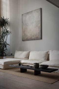 Solid Wood Japanese Coffee Table by Taller Batán